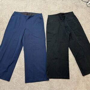 Old Navy Women's Wide Leg Pants in Navy and Black